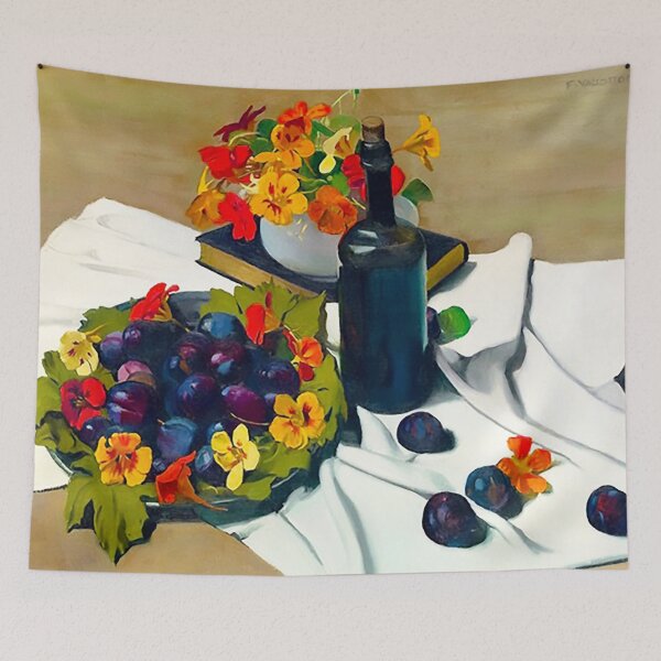 Item preview, Flowers in Vase 1923 by Felix Vallotton designed and sold by KellysComColors.