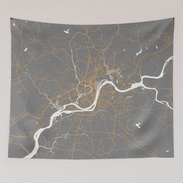 Item preview, Pyongyang City Map of North Korea - Bauhaus designed and sold by deMAP.