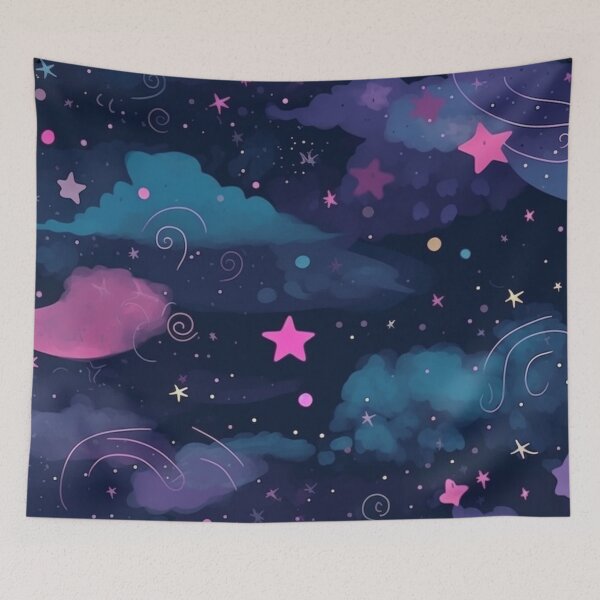 Item preview, Starry Night Sky Pattern designed and sold by letsgetinspired.