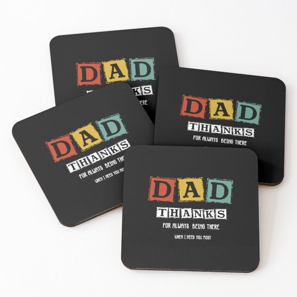 Item preview,  thanks dad for always being there,Thank you messages for dad's birthday,Retro Vintage Dad gift designed and sold by DESIGNNOUR.