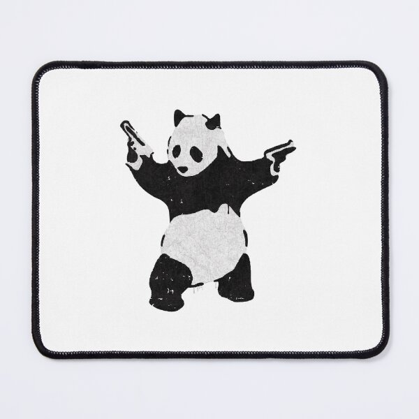 Item preview, BANKSY Armed Panda with Guns designed and sold by inkstyl.