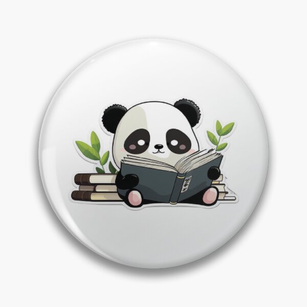 Item preview, Panda Wearing Glassess reading book designed and sold by TekunawArt.