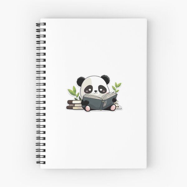 Item preview, Panda Wearing Glassess reading book designed and sold by TekunawArt.
