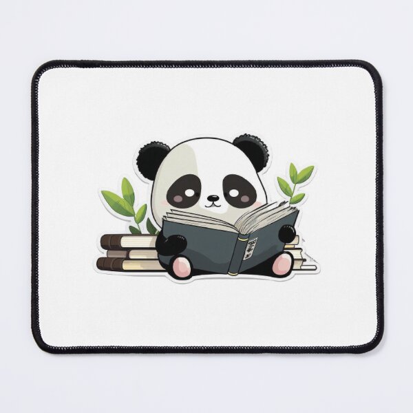 Item preview, Panda Wearing Glassess reading book designed and sold by TekunawArt.