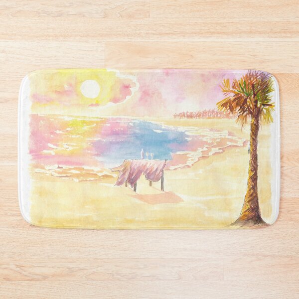 Item preview, Romantic table for two lovers on the beach at sunset designed and sold by artshop77.