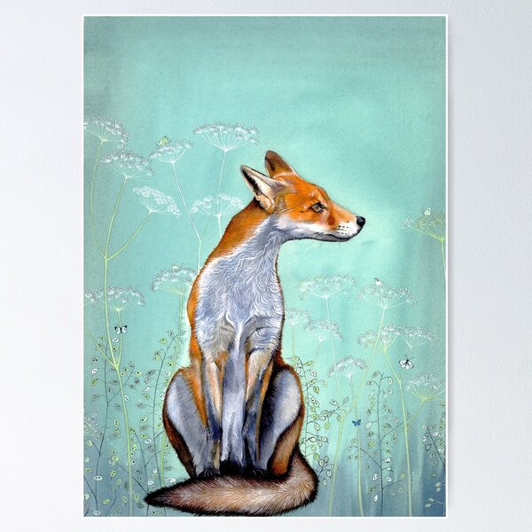Item preview, Fox in the grass designed and sold by samcannon.