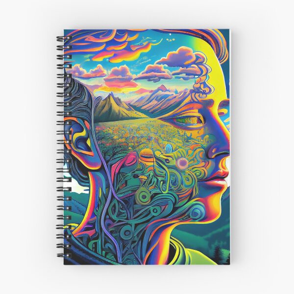 Item preview, Psychedelic Rainbow 'Mountain Dreamer' Man DMT designed and sold by ga-arts.