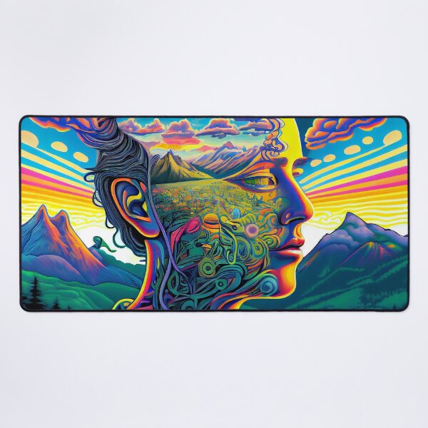 Item preview, Psychedelic Rainbow 'Mountain Dreamer' Man DMT designed and sold by ga-arts.