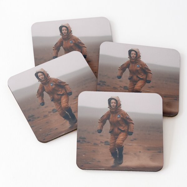 Item preview, Woman running on mars designed and sold by Cr-AI-tive.