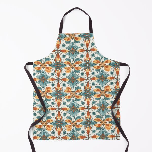 Item preview, Fiery Red and Orange Symmetrical Design designed and sold by TopArtsy.