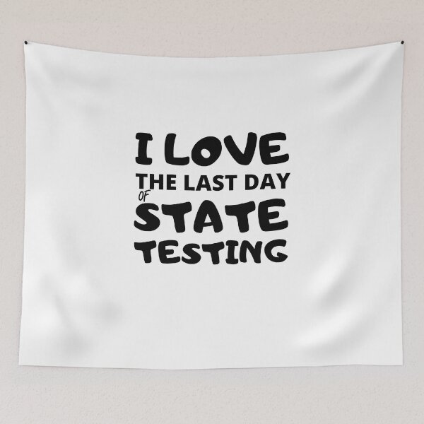 Item preview, I Love The Last day Of State Testing Shirt, Teacher Testing Shirt, State Exam Shirt, Testing Quote State Exam, Teacher Appreciation Tee designed and sold by smilup.