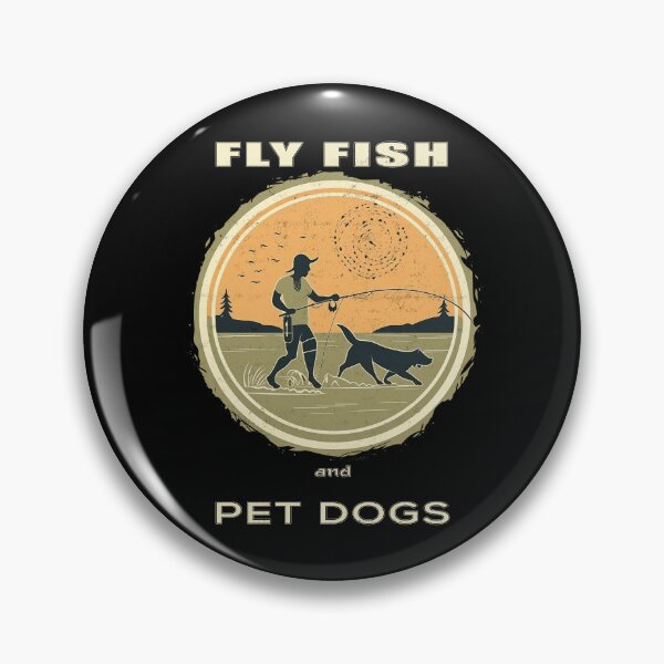 Item preview, FLY FISH AND PET DOGS designed and sold by Mindful-Designs.