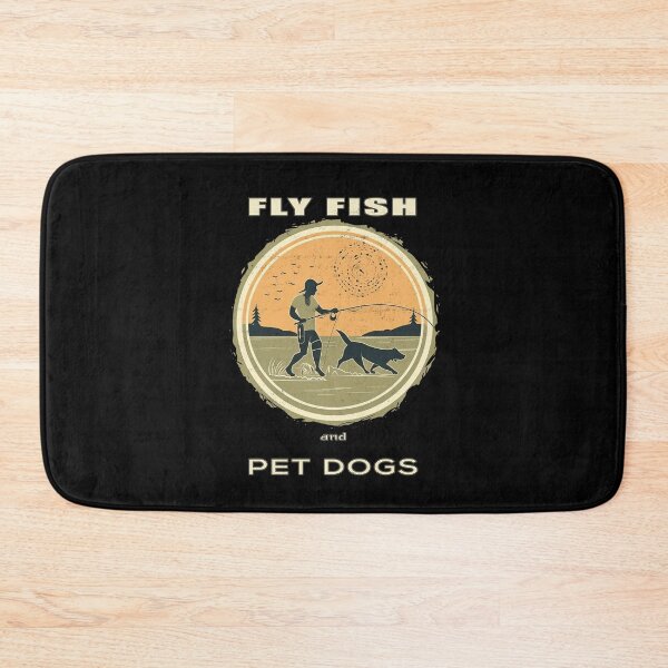 Item preview, FLY FISH AND PET DOGS designed and sold by Mindful-Designs.