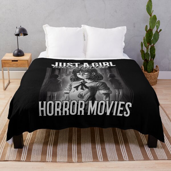 Item preview, Just A Girl Who Loves Horror Movies designed and sold by Harmonick-Tees.