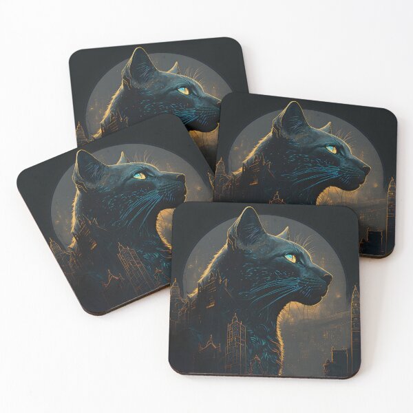 Item preview, Black cat face designed and sold by hamishby.