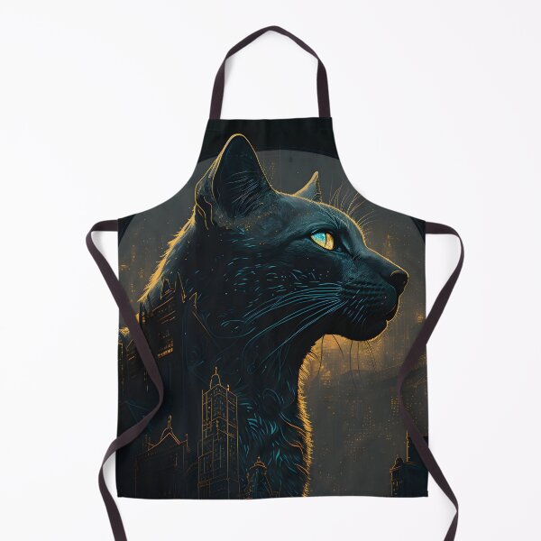 Item preview, Black cat face designed and sold by hamishby.