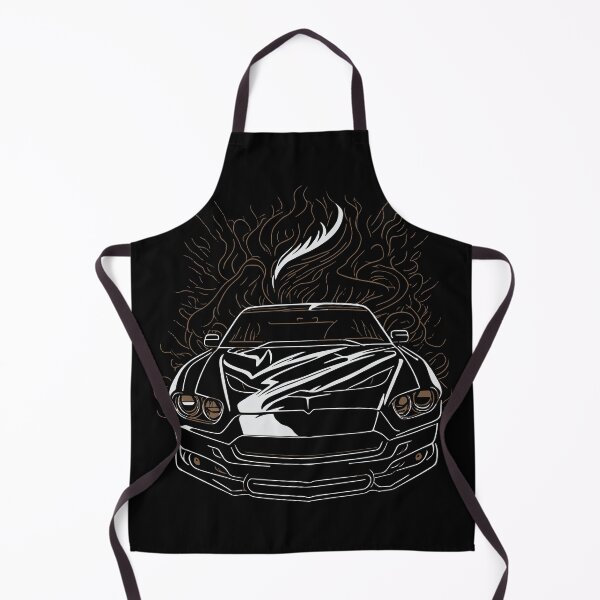 Item preview, Vintage Black Mustang Cobra Shelby - Retro Front View Vector Design designed and sold by AndyNgn.