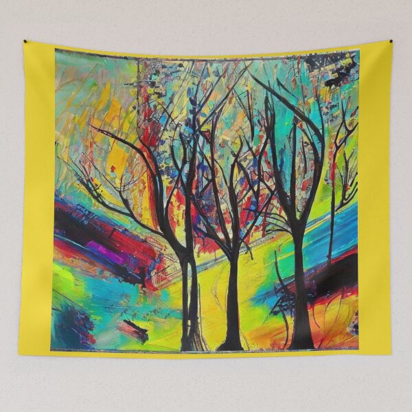 Item preview, Abstract Expressionism Trees No. 1 designed and sold by kissuquick.