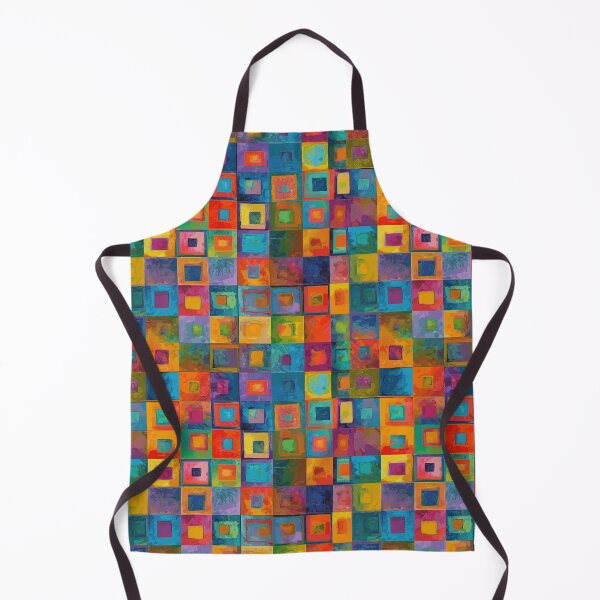 Item preview, Vibrant Nested Squares in Vivid Hues designed and sold by TopArtsy.