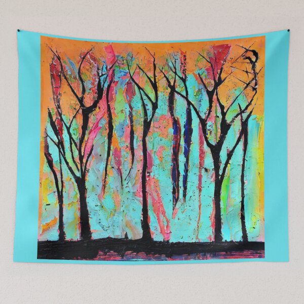 Item preview, Abstract Expressionism Trees No. 2 designed and sold by kissuquick.