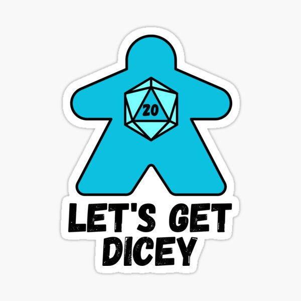 Item preview, Meeple - GET DICEY designed and sold by InkStars.