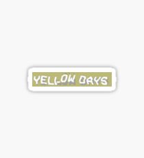 Yellow Days Sticker