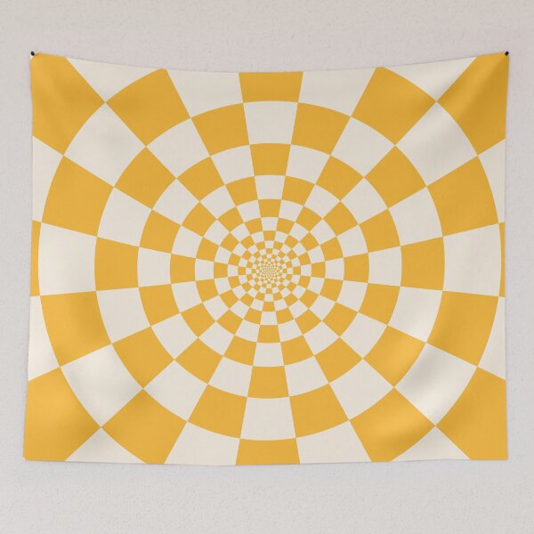 Item preview, Colorful swirling stripes checkered pattern 29 designed and sold by UnaWu533.