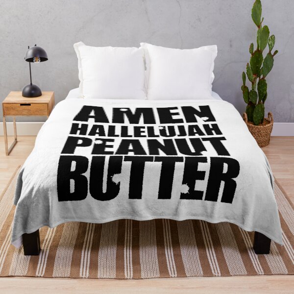 Item preview, Amen Hallelujah Peanut Butter (Black) designed and sold by STUDIO-72.