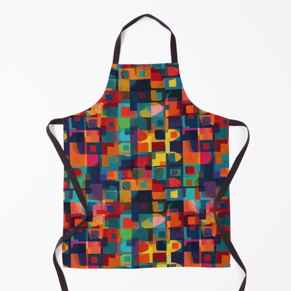 Item preview, Cubist Influence in Dark Square Design designed and sold by TopArtsy.