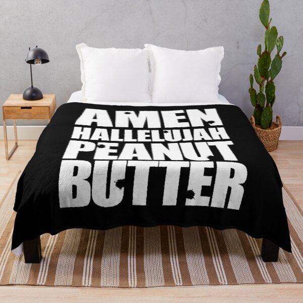 Item preview, Amen Hallelujah Peanut Butter (White) designed and sold by STUDIO-72.