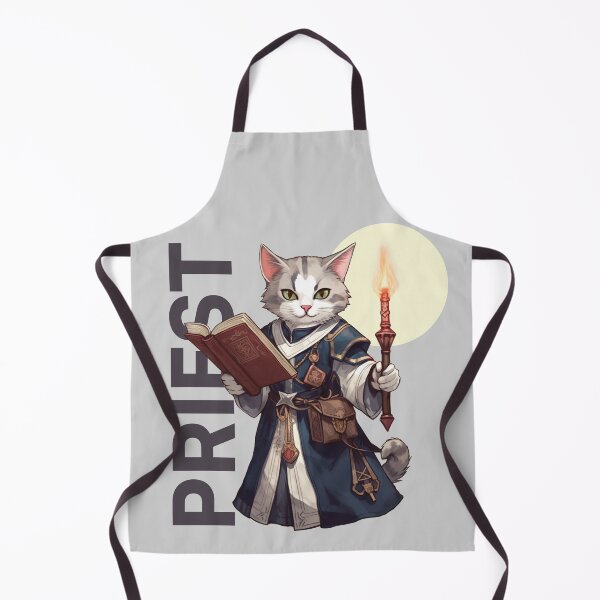 Item preview, The Support Priest Cat designed and sold by kittengallery.