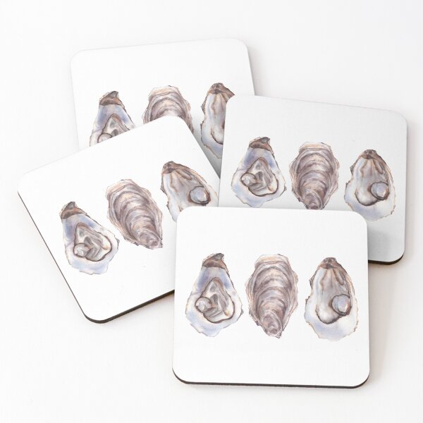 Item preview, Oyster watercolor art designed and sold by InnaPatiutko.