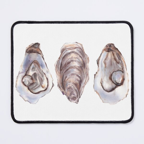Item preview, Oyster watercolor art designed and sold by InnaPatiutko.
