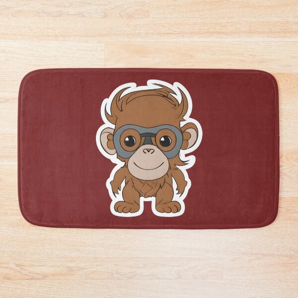 Item preview, monkey in cartoon style designed and sold by IrinaGuArt.