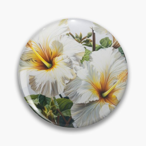 Artikelvorschau, White Hibiscus  entworfen und verkauft von Vanover Designs.