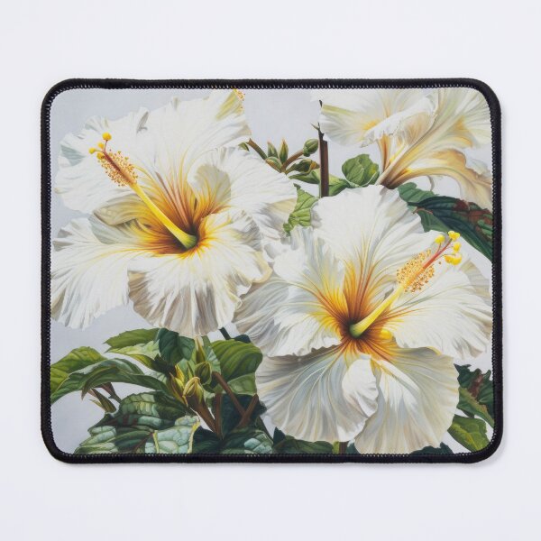 Artikel-Vorschau von White Hibiscus , designt und verkauft von Vanover Designs.