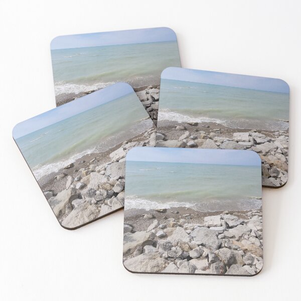 Item preview, Beach Rocky Shoreline Water Photography designed and sold by IrvineCreek.