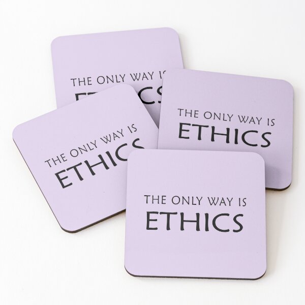 Item preview, The Only Way Is Ethics designed and sold by Jeallan Designs.