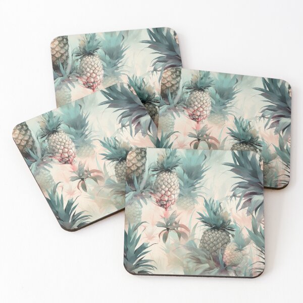 Item preview, Pineapple - pattern endless designed and sold by PoppinArtFox.
