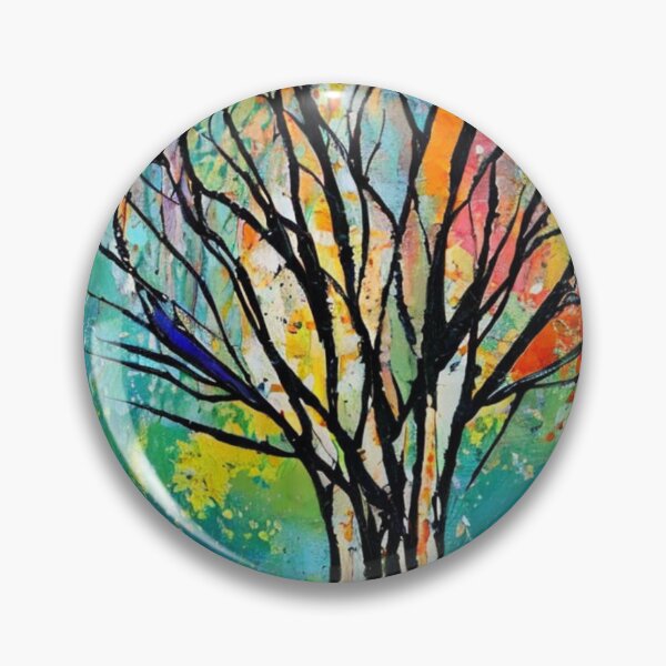 Item preview, Abstract Expressionism Trees No. 4 designed and sold by kissuquick.