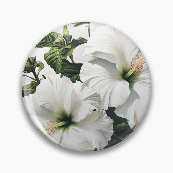 Artikelvorschau, White Hibiscus  entworfen und verkauft von Vanover Designs.
