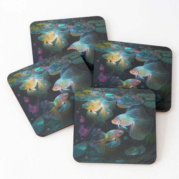 Item preview, Ai Generated Art - Colorful Fishes designed and sold by oliviasunrise.