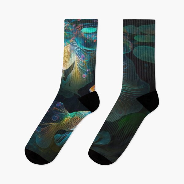 Item preview, Ai Generated Art - Colorful Fishes designed and sold by oliviasunrise.