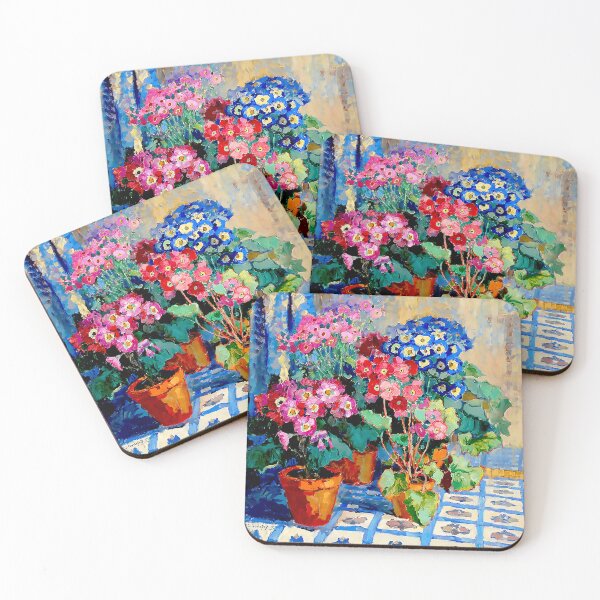 Item preview, Flowers in Pots by Konstantin Gorbatov designed and sold by KellysComColors.