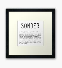 Sonder Framed Print