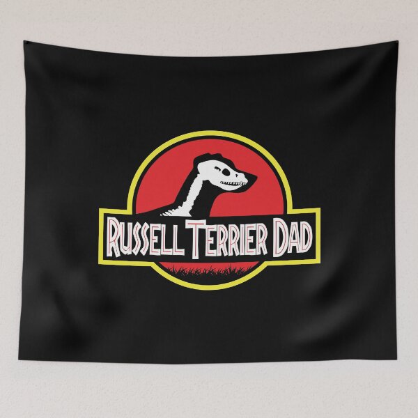 Item preview, (For Dark Background) Jurassic Jack Russell Terrier Dad designed and sold by More Cute Dogs.