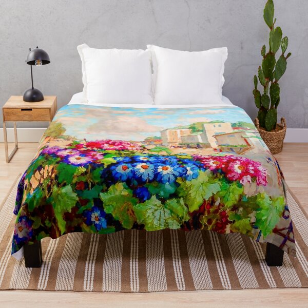 Item preview, Flowers in the window by Konstantin Gorbatov designed and sold by KellysComColors.