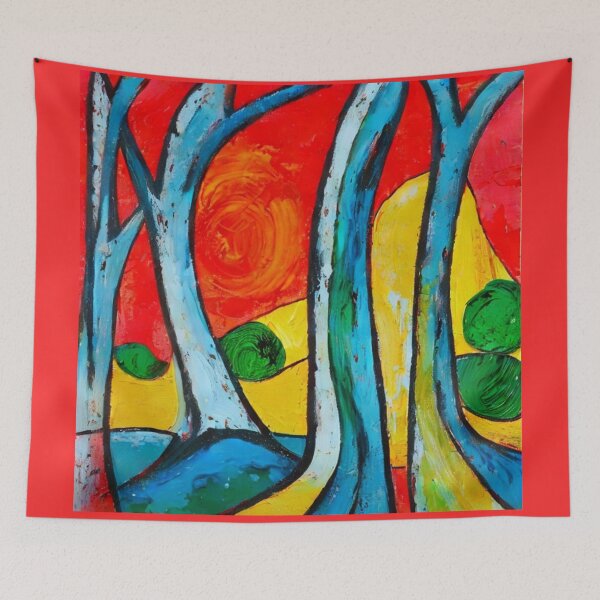 Item preview, Abstract Expressionism Trees No. 5 designed and sold by kissuquick.