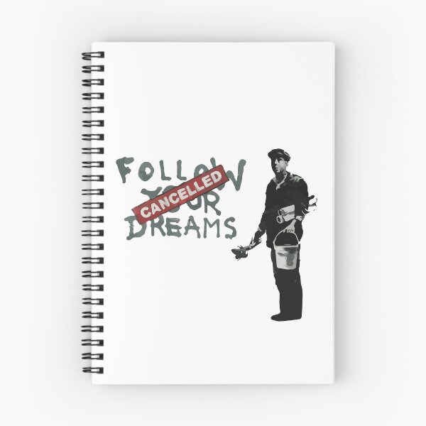 Item preview, Banksy Follow Your Dreams Cancelled designed and sold by inkstyl.