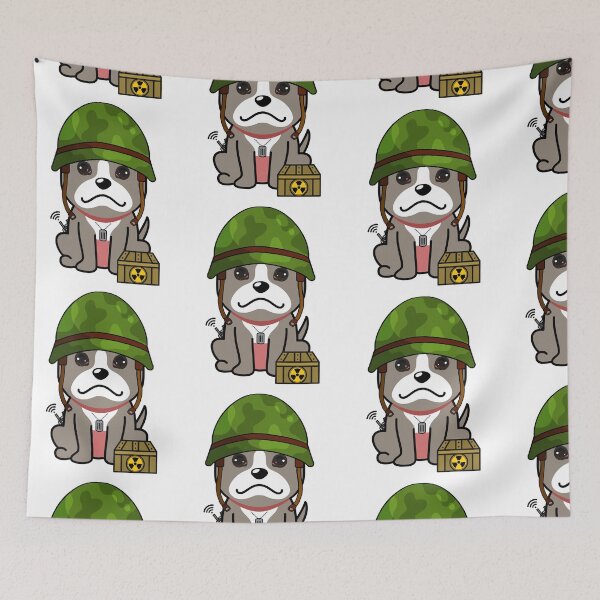 Item preview, Army Soldier Grey Dog designed and sold by Pet Station.